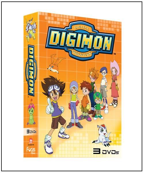Novidades dos DVDs de Digimon Adventure