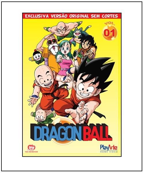 Dragon Ball Menu DVD - Versão GOTA MAGICA 