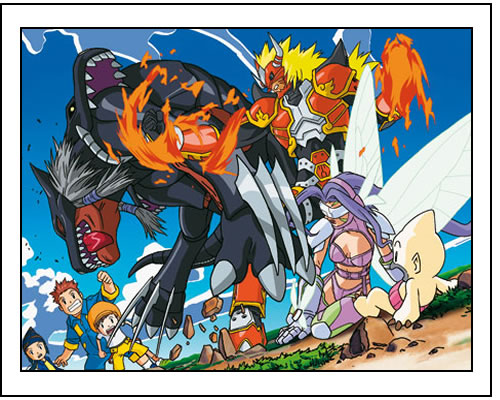 Primeira Mão: Digimon Frontier Estreia em Abril