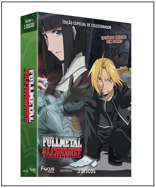 Fullmetal Alchemist Vol.3 - Box Com 3 Dvds em Promoção na Americanas