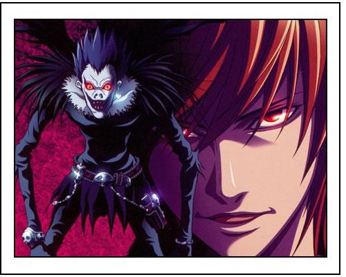 Existem anime parecido com Death Note onde os personagens têm