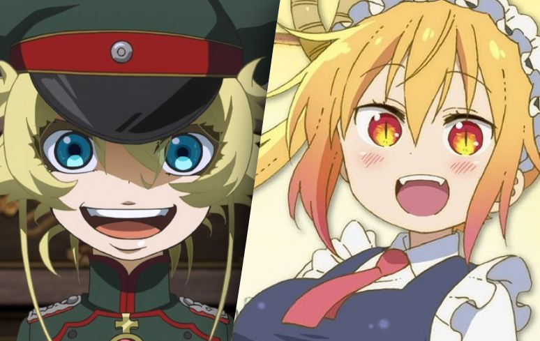 Mais animes dublados na Crunchyroll: “Youjo Senki” e “Miss Kobayashi's  Dragon Maid”