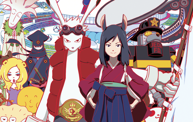 O asterisco guerra anime cartaz japonês anime filme série de tv
