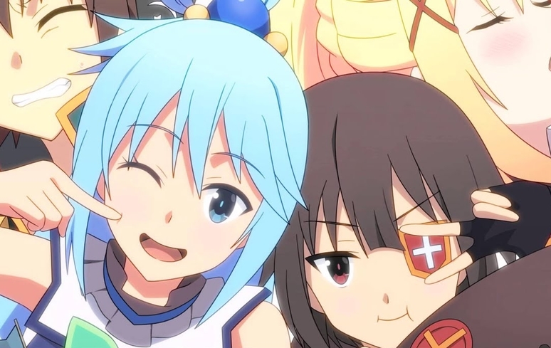 Konosuba: site revela data de estreia e elenco musical