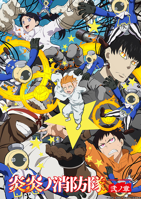 Personagens de 'Fire Force'.