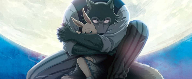 Imagem: Legoshi e a coelha protagonista de 'Beastars'.