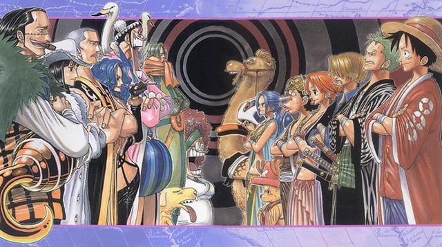 Imagem: Ilustração promocional de Alabasta no mangá.