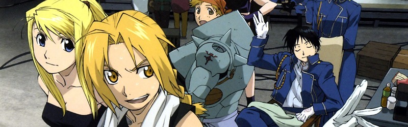 Imagem: Personagens de 'Fullmetal Alchemist'.