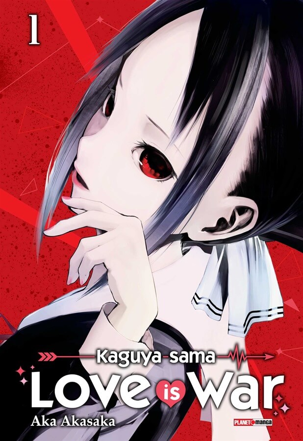 Imagem: Capa brasileira do volume 1 de 'Kaguya-sama: Love is War'.