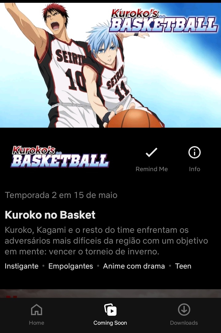 Imagem: Screenshot da data dos novos episódios na Netflix.