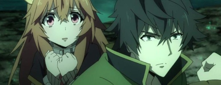 Imagem: Raphtalia e Naofumi em 'Tate no Yuusha no Nariagari'.