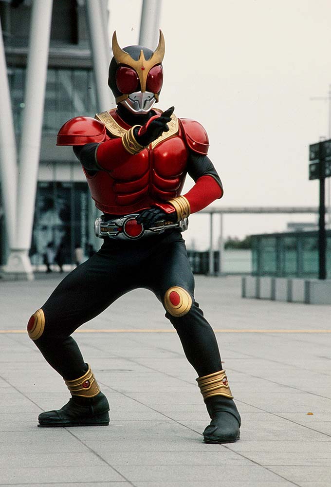 Imagem: O Kamen Rider de 'Kuuga'.
