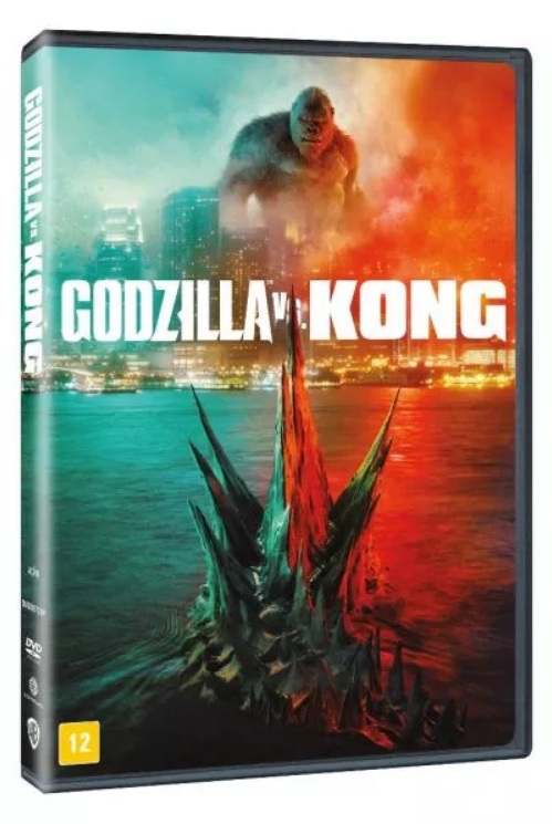 Imagem: Cada do DVD de 'Godzilla vs Kong'.