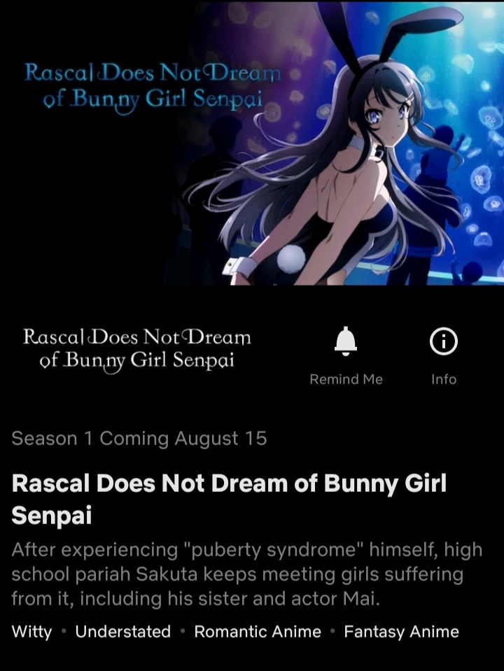 BUNNY GIRL SENPAI 2 TEMPORADA! - 2º FILME DE BUNNY GIRL SENPAI 