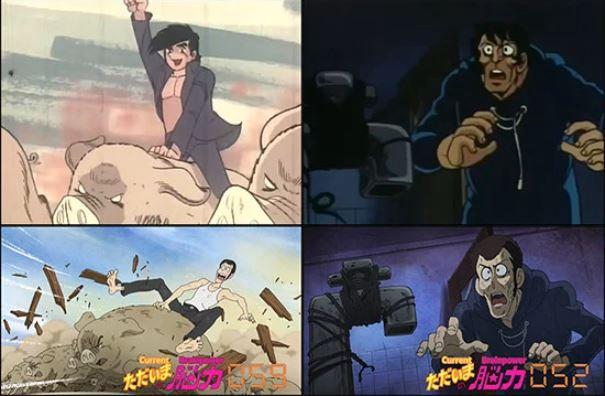 Imagem: Comparação de cenas de 'Lupin' e 'Joe'.