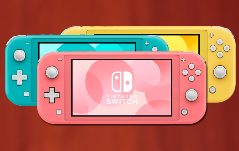 Nintendo switch lite c/ jogo pokémon sword em Santos