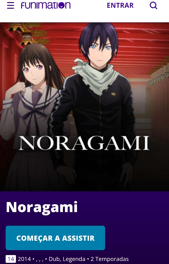 NORAGAMI  Anime já está disponível em versão dublada pela Funimation  Nerdtrip
