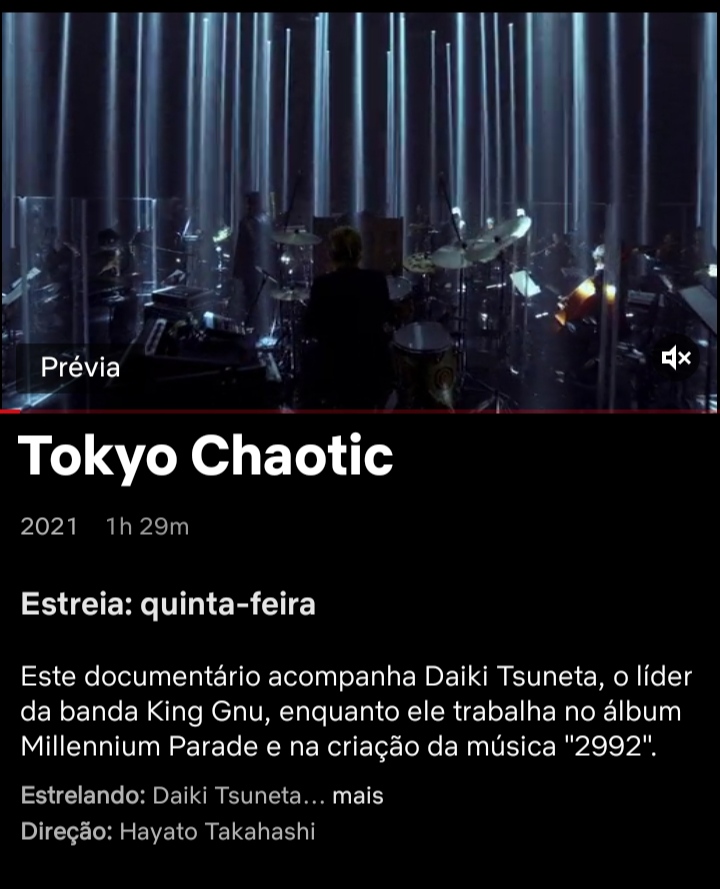 Imagem: Tela de 'Tokyo Chaotic' na Netflix.