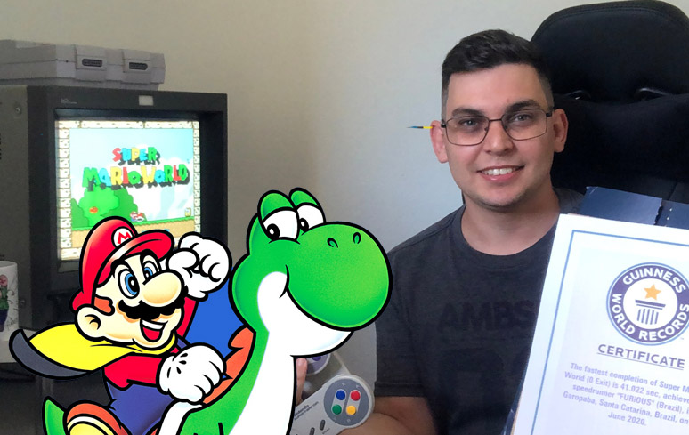 Brasileiro recupera recorde mundial zerando 'Super Mario World' em 45  segundos - Olhar Digital