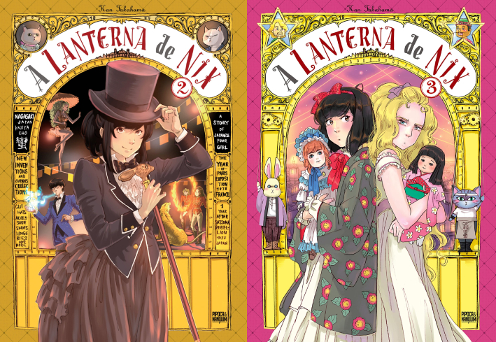 Imagem: Foto das capas do volumes 2 e 3.