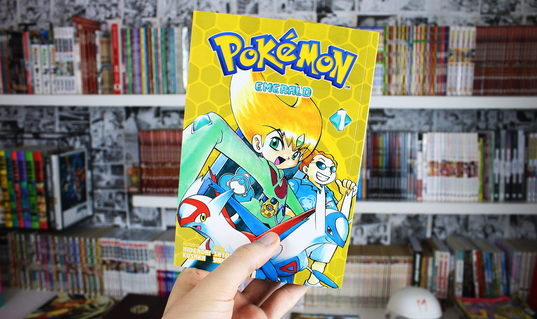 Mangá Pokémon Emerald volumes 1, 2, 3 Coleção Completa - Livros e