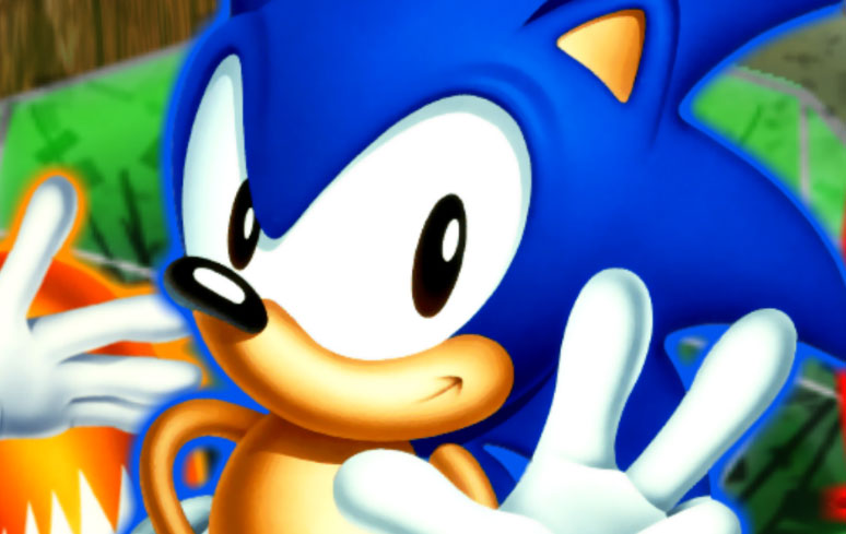 Imagem: Capa de Sonic 3, com o Sonic.