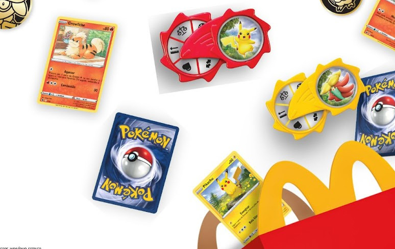 10 Brinquedos POKÉMON MC DONALD'S/MC LANCHE FELIZ/ USADOS/coleção pókemon