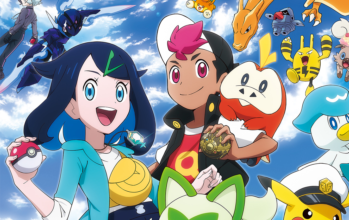 ◓ Anime Pokémon Horizontes • Episódio 2: O pingente com o qual