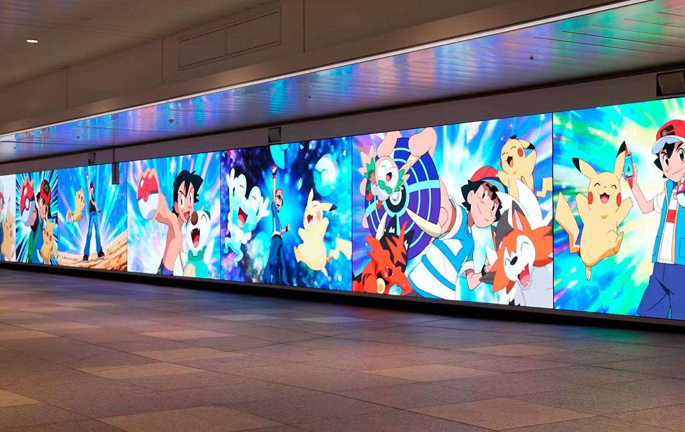 Estação de Shinjuku celebra o fim da jornada de Ash no anime de Pokémon com  um painel de vídeo enorme - Crunchyroll Notícias