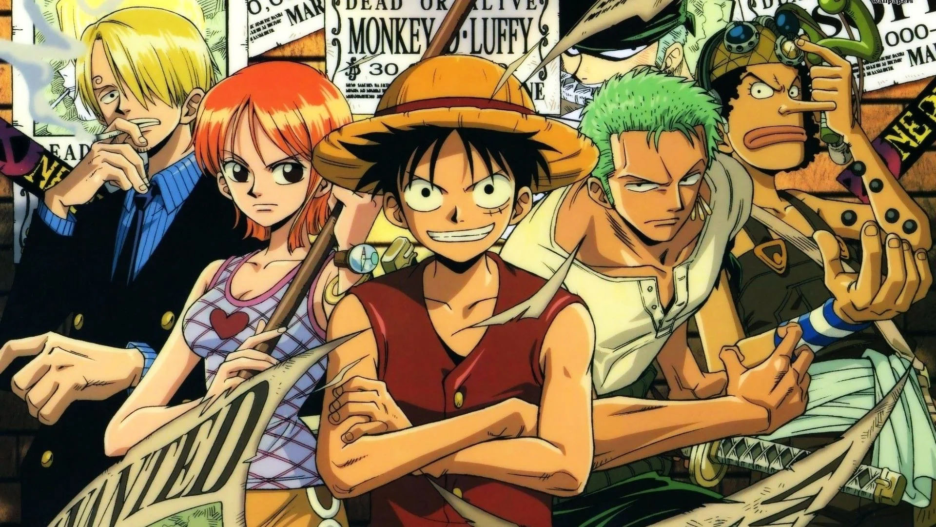 Novos episódios e filmes dublados de One Piece na NETFLIX