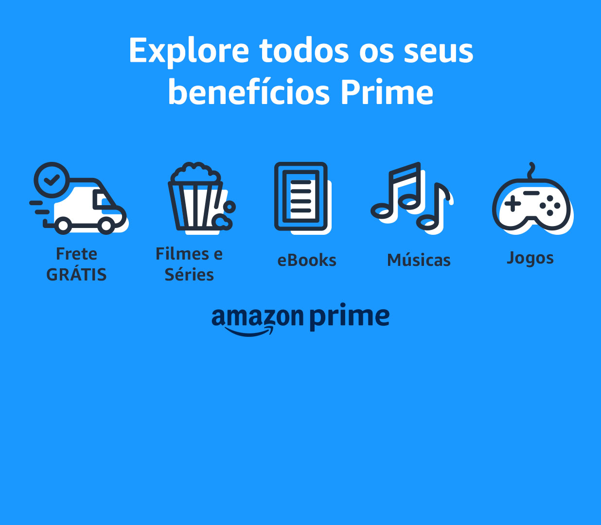 Banner Benefícios Amazon Prime