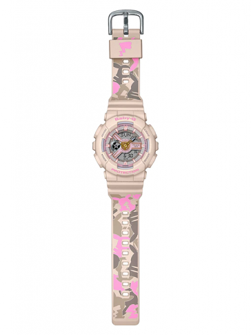Imagem: Relógio rosa de POkémon.