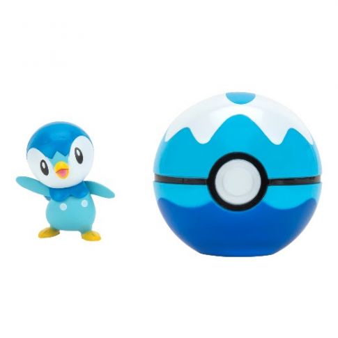 imagem: brinquedo do pipilup e pokebola azul.