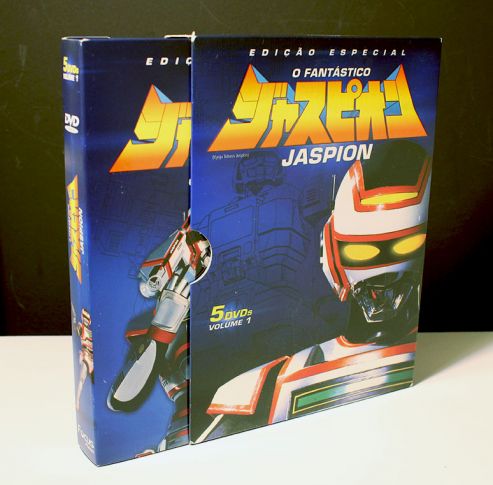 imagem: digipack de DVDs do Jaspion