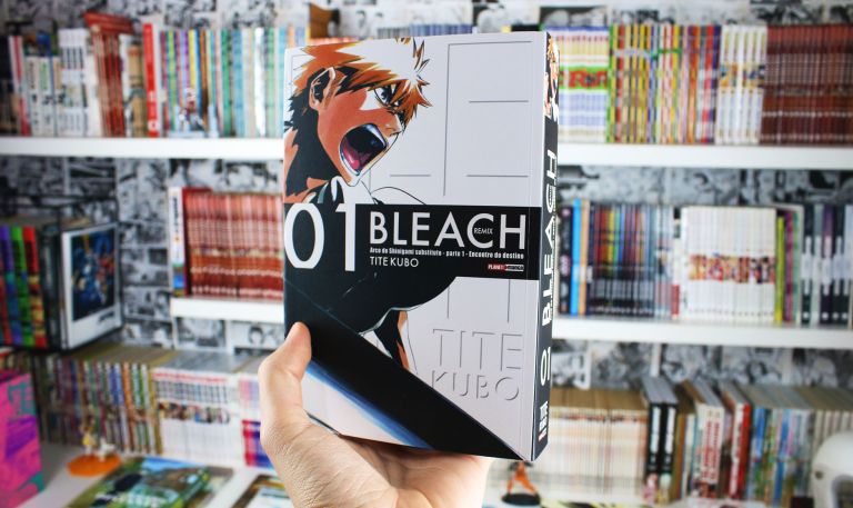 imagem: foto da capa do mangá Bleach Remix Volume 1