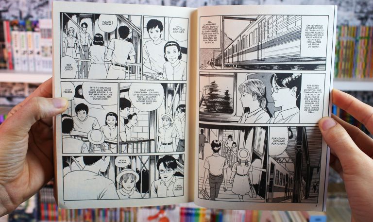 imagem: foto das páginas de história do mangá Souchi