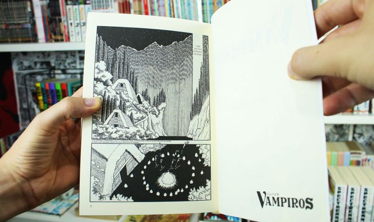 imagem: 1ª página de Vampiros