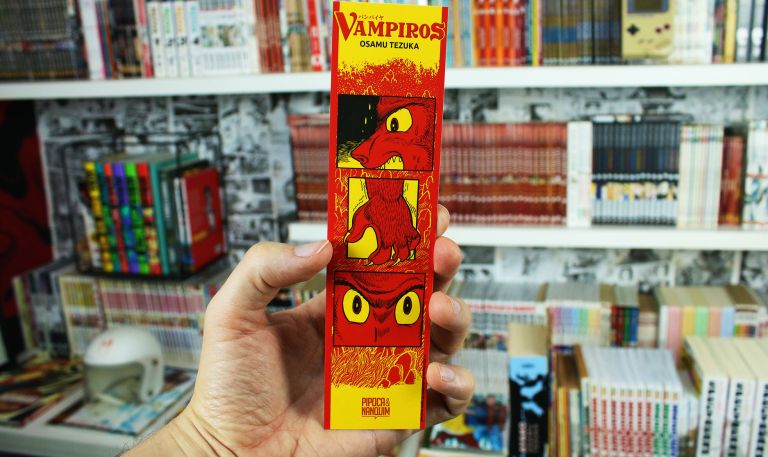 imagem: marcador de páginas do mangá Vampiros