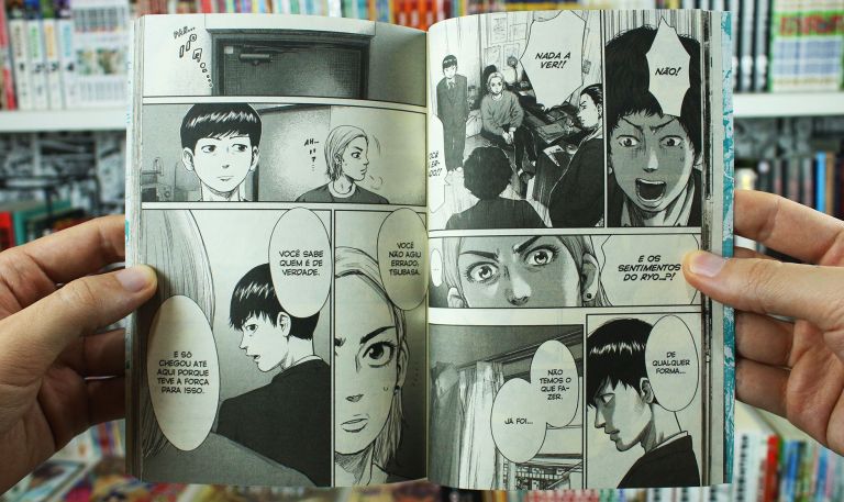 páginas de história do volume 3 do mangá Boys Run The Riot