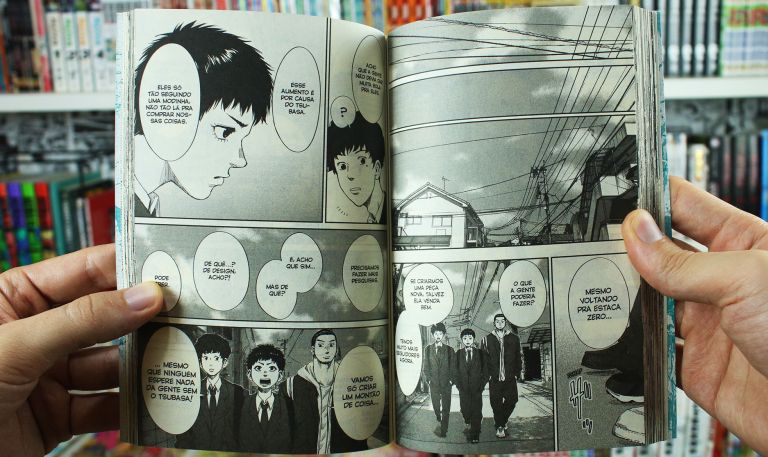 páginas de história do volume 3 do mangá Boys Run The Riot