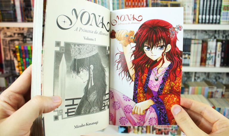 imagem: foto da 1ª página do mangá Yona