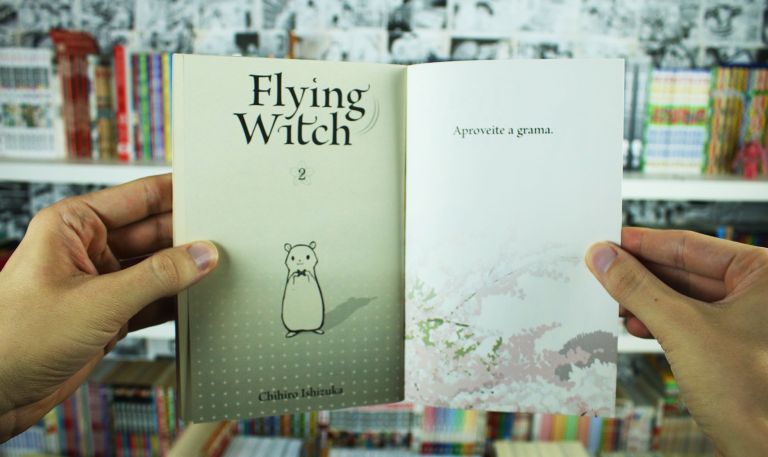 imagem: 1ª página do volume 2 do mangá Flying Witch